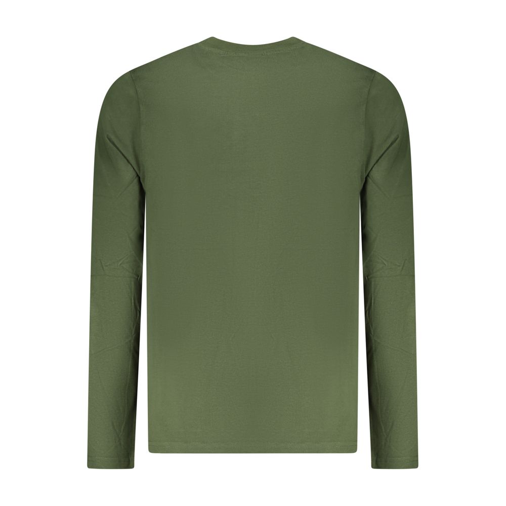 Green Cotton Men T-Shirt - Image 2