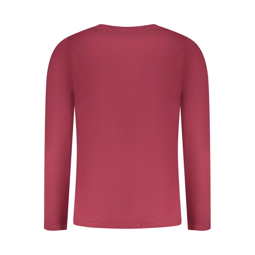 Red Cotton Men T-Shirt - Image 2