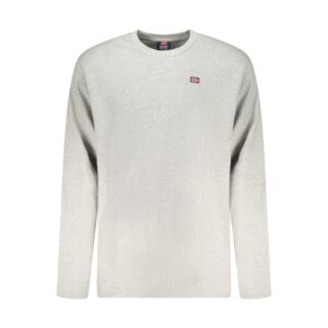 Gray Cotton Men T-Shirt