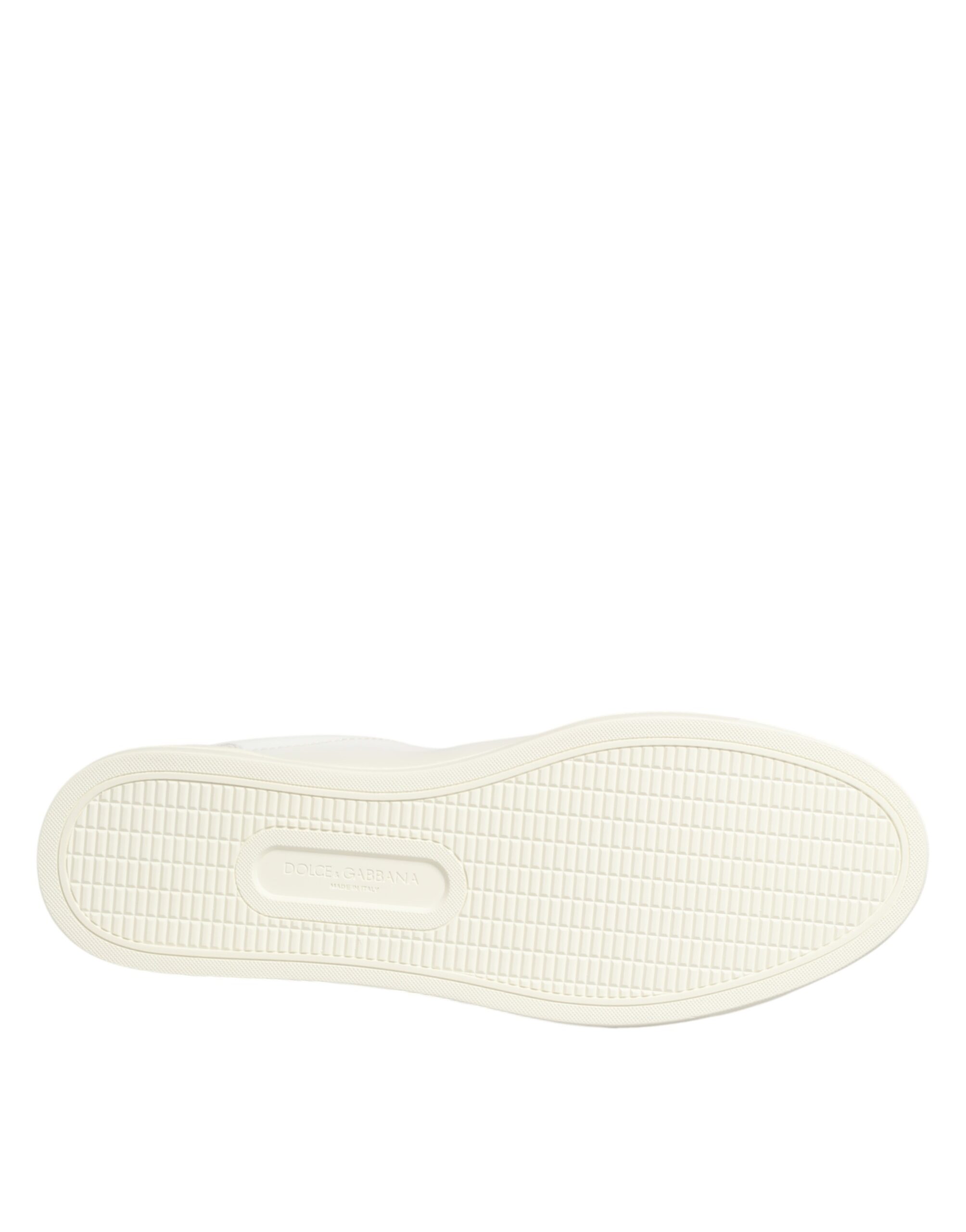 White Heart Embellished Sneakers designed by Dolce&Gabbana - Image 8