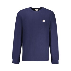 Smart Blue Cotton Mens Sweater designed by Calvin Klein