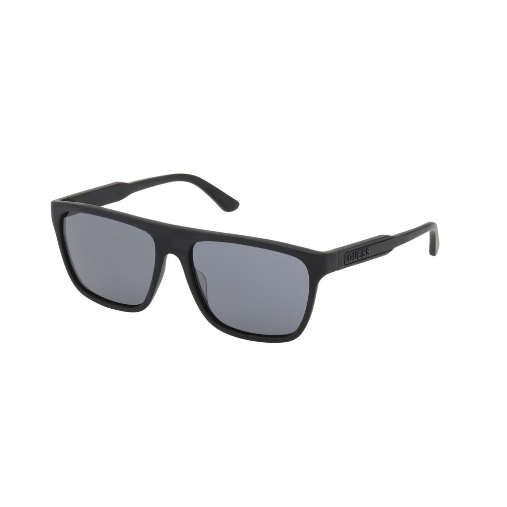Black Resin Mens Sunglasses designed by Guess