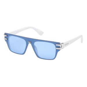 White Resin Mens Sunglasses designed by Guess