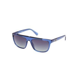 Blue Resin Mens Sunglasses designed by Guess