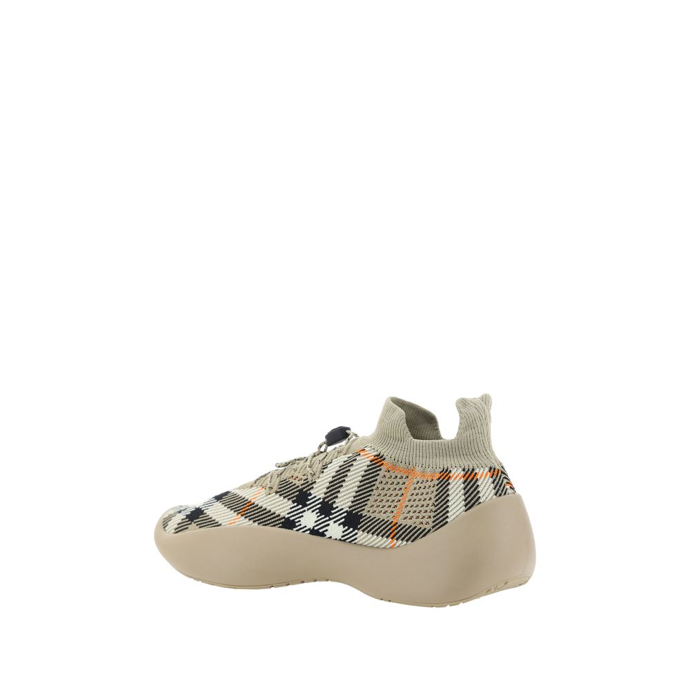 Stylish Checked Athletic Sneakers designed by Burberry - Image 3