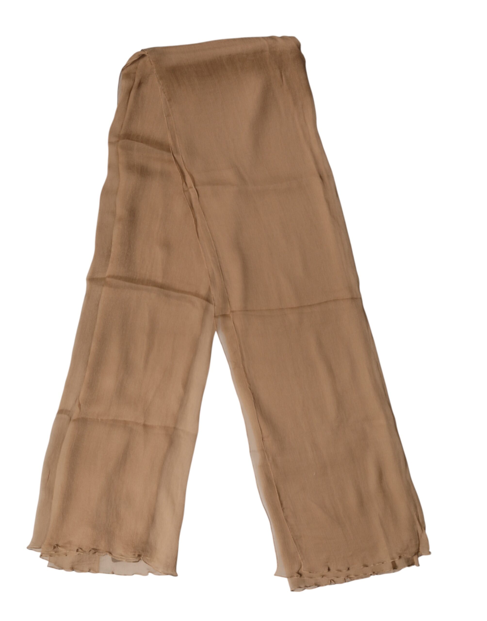 Brown Silk Neck Wrap Shawl Mens Scarf by Dolce&Gabbana - Image 3