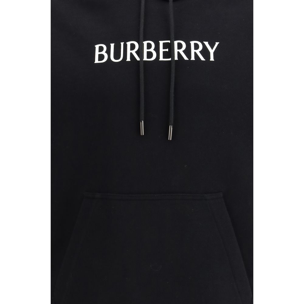 Elegant Black Soft Cotton Hoodie designed by Burberry - Image 3