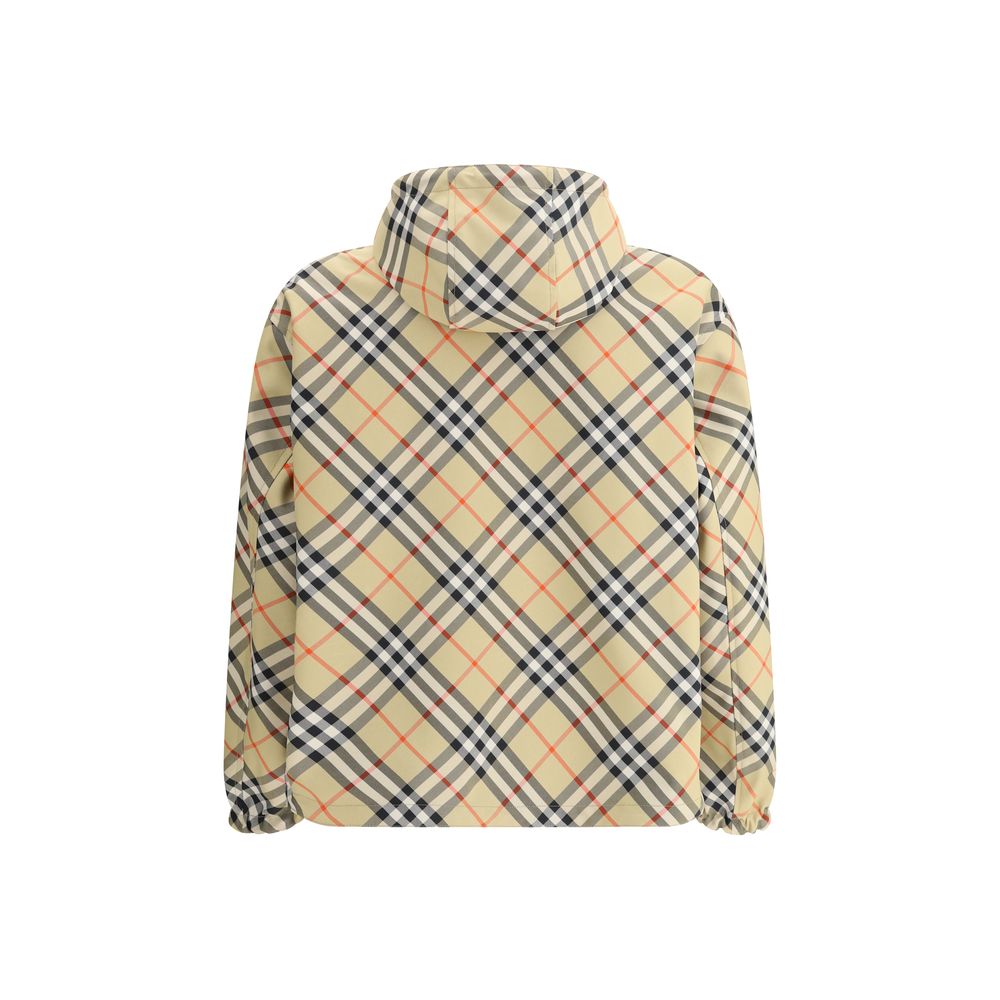 Iconic Beige Checked Polyester Coat designed by Burberry - Image 3