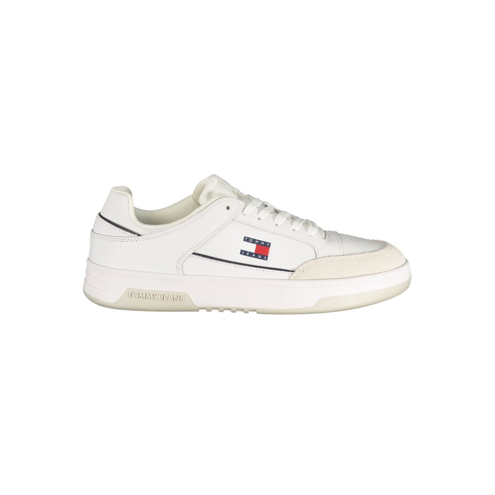 Classic White Low Top Men Sneaker designed by Tommy Hilfiger