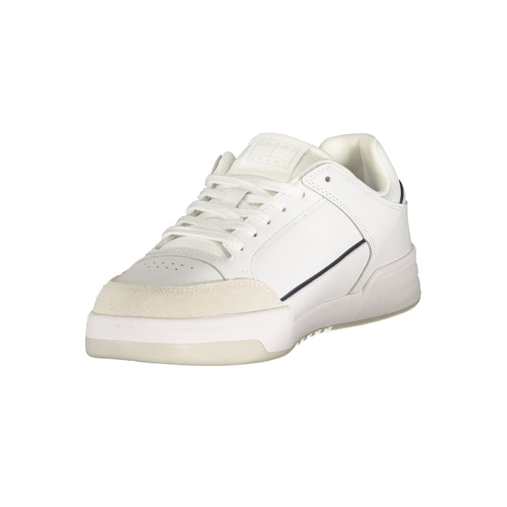 Classic White Low Top Men Sneaker designed by Tommy Hilfiger - Image 3