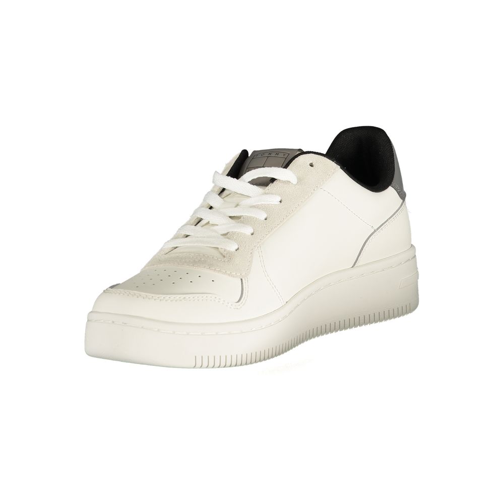 White Polyurethane Men Sneaker - Image 3