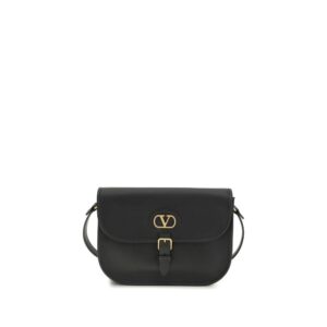 Black Calf Leather Bos Taurus Shoulder Bag