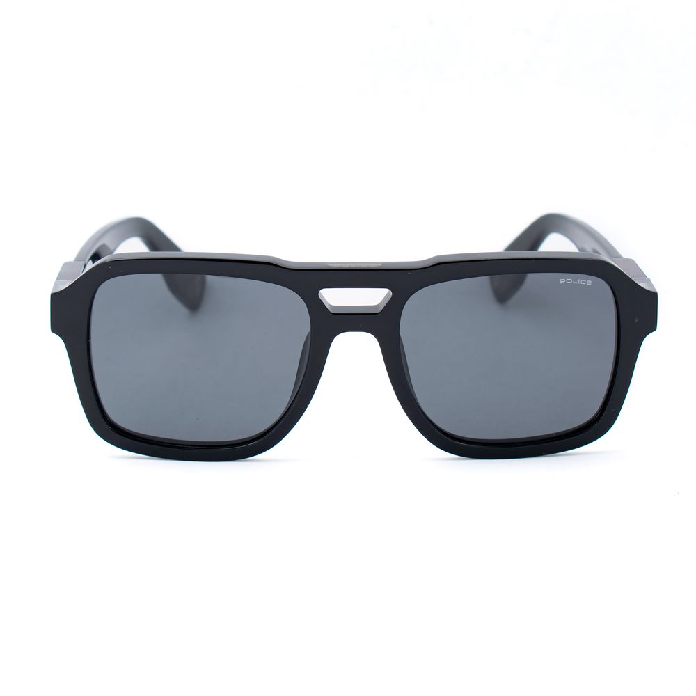 Stylish Black Acetate Sunglasses designed by Police - Image 2