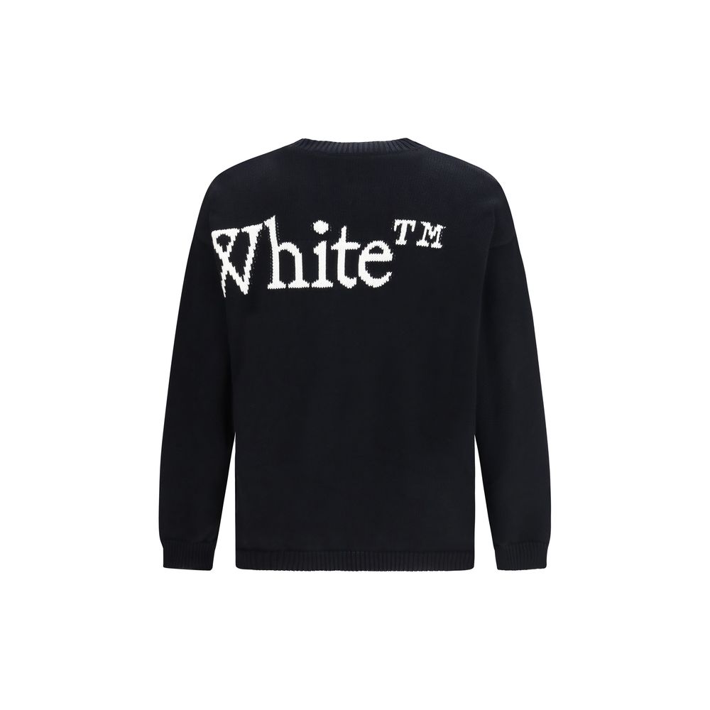 Trendy Black Cotton Bookish Sweatshirt designed by Off-White - Image 2