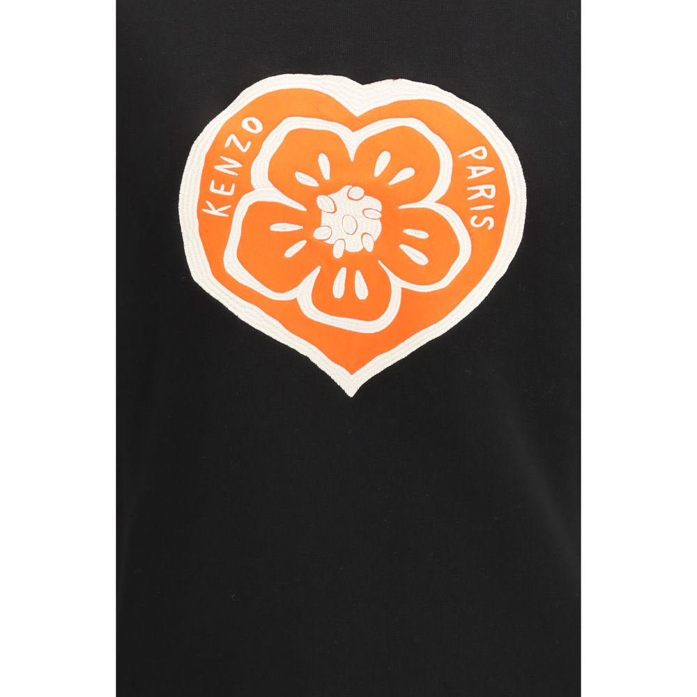 Elegant Black Cotton Sweatshirt designed by Kenzo - Image 3