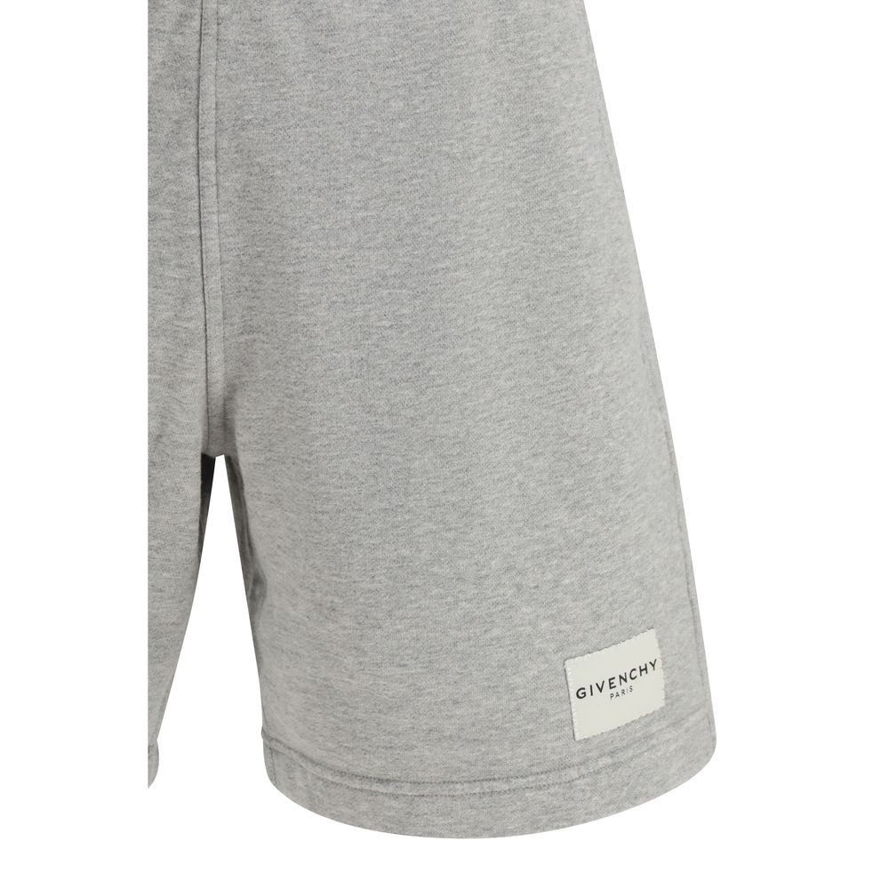 Gray Cotton Bermuda Shorts designed by Givenchy - Image 3