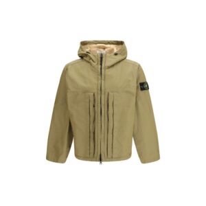 Stylish Bicolor Cotton Coat designed by Stone Island