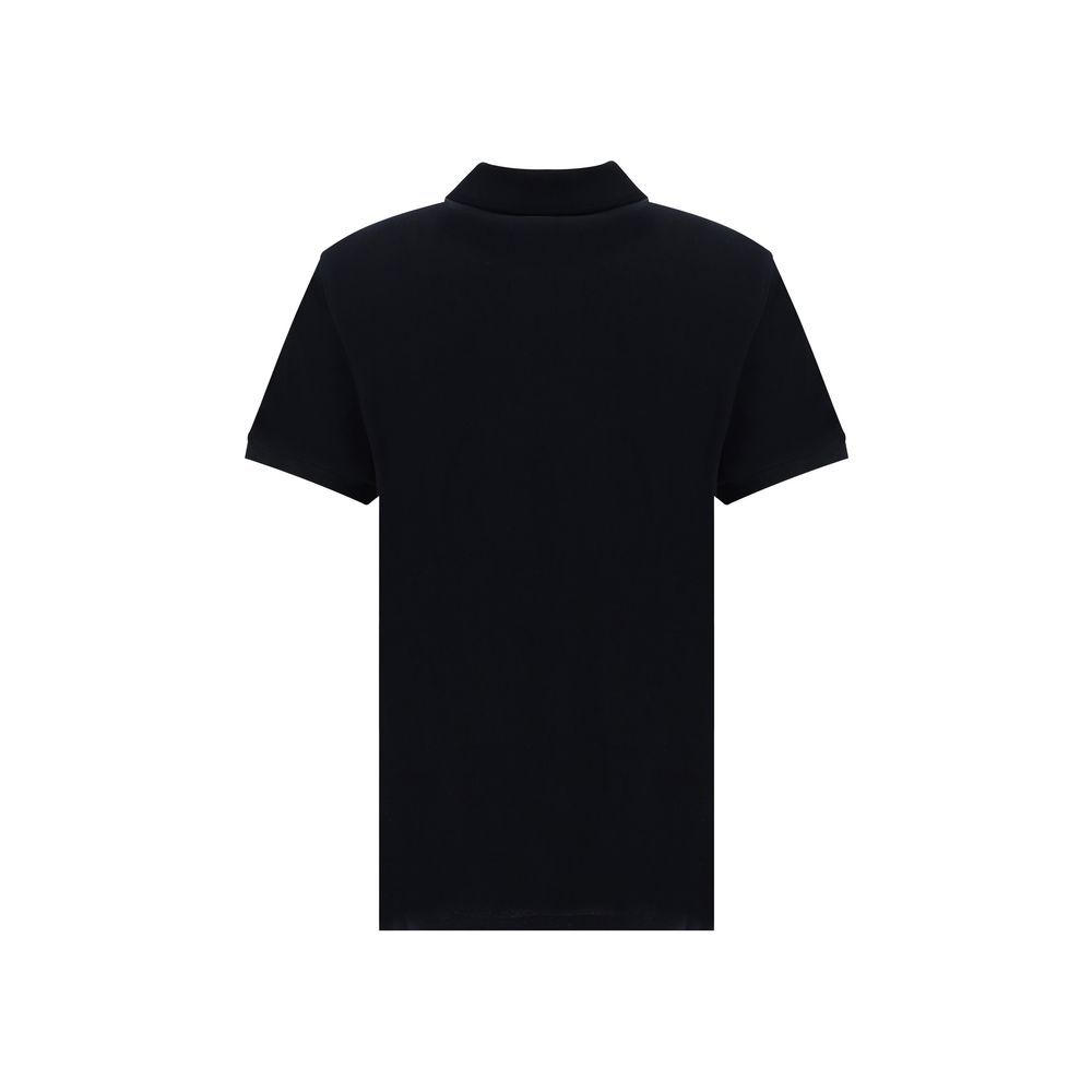 Stylish Black Cotton Polo Shirt designed by Ami Paris - Image 2