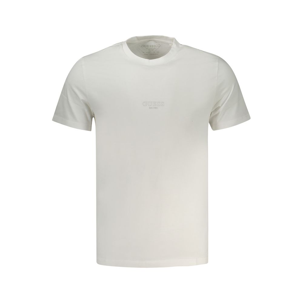 Stylish Bianco Cotton Soft Mens T-Shirt designed by Guess
