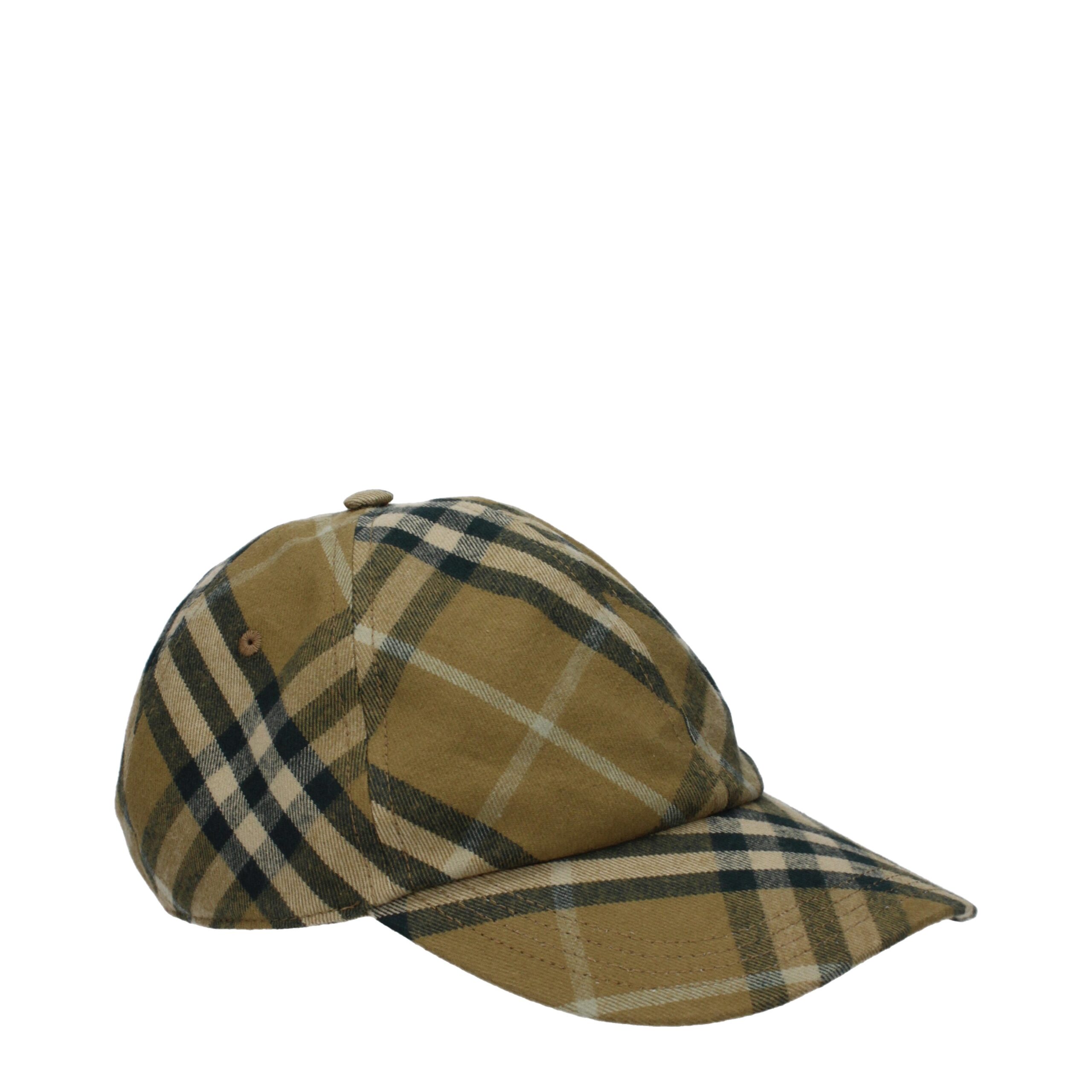 Iconic Green Cotton Baseball Cap designed by Burberry