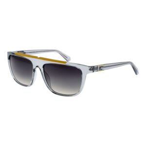 Gray Stainless Steel Sunglasses designed by Guess