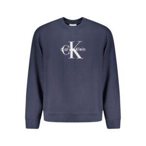 Blue Cotton Men's Sweatshirt