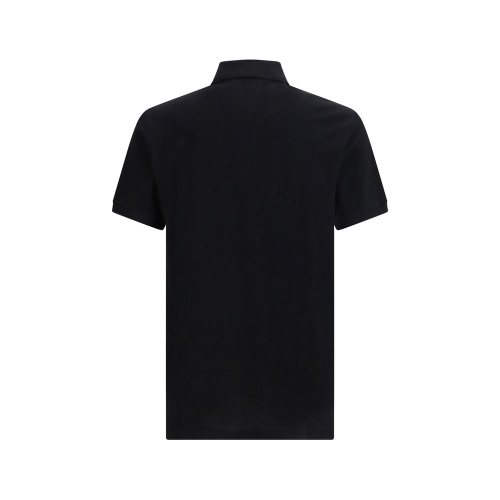 Trendy Black Soft Cotton Polo T-Shirt designed by Moschino - Image 2