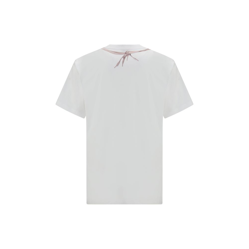 Stylish White Soft Cotton T-Shirt designed by Moschino - Image 2