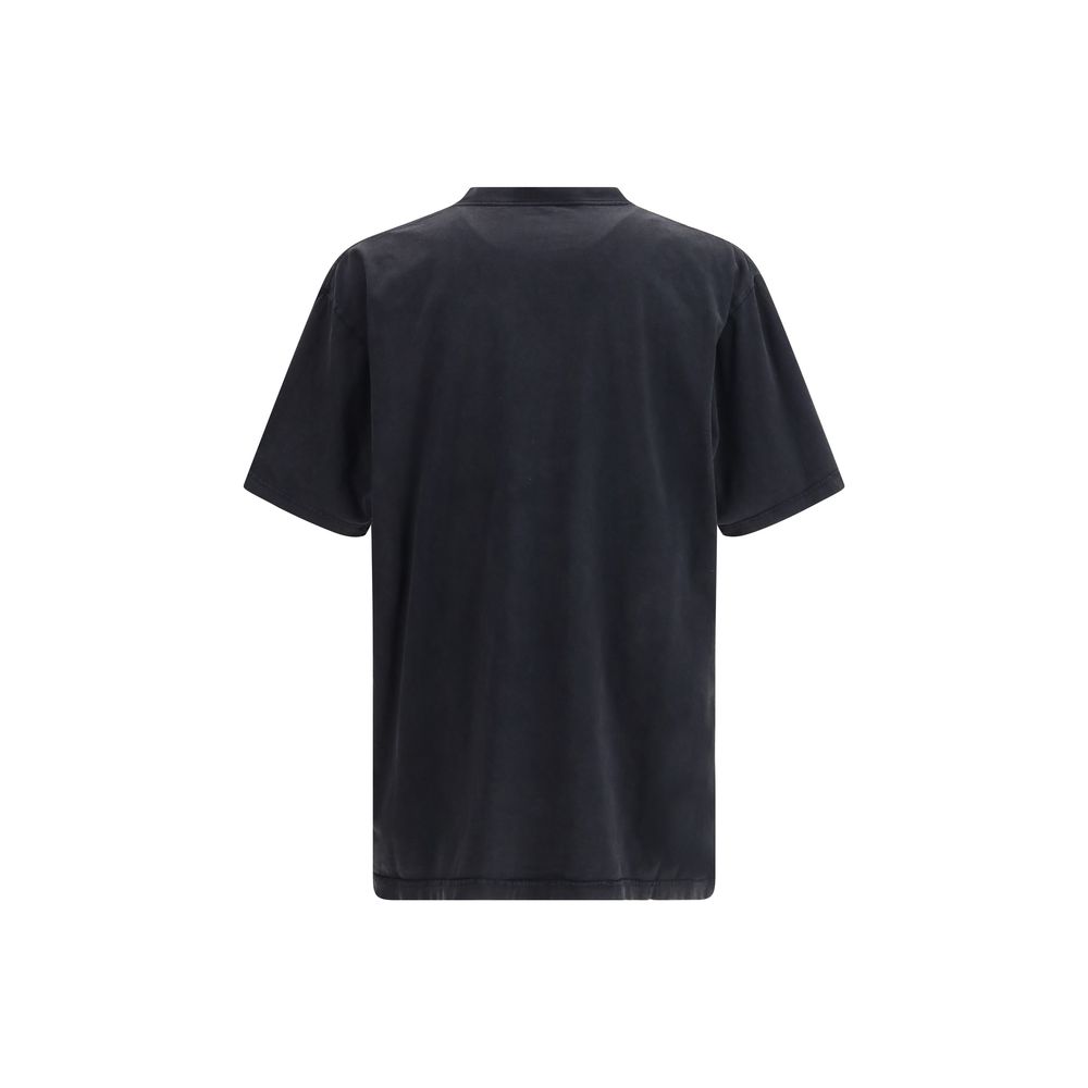 Elegant Black Cotton T-Shirt designed by Balenciaga - Image 2