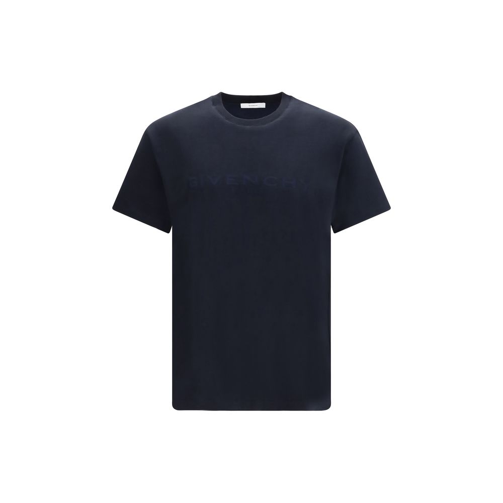 Elegant Blue Soft Cotton T-Shirt designed by Givenchy