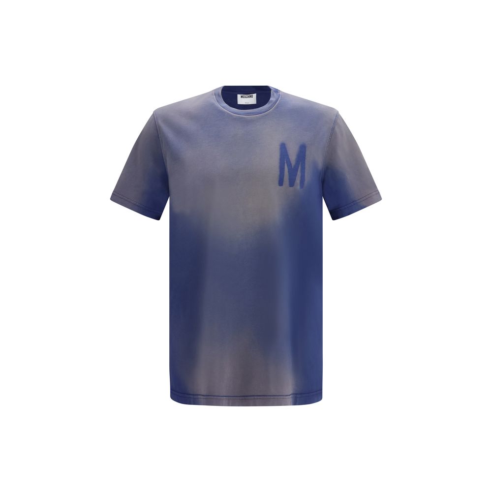 Trendy Blue Soft Cotton T-Shirt designed by Moschino