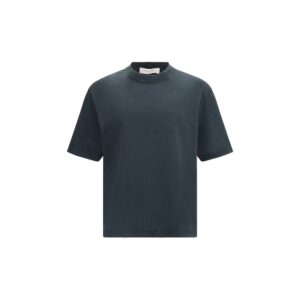Stylish Black Cotton T-Shirt designed by Golden Goose