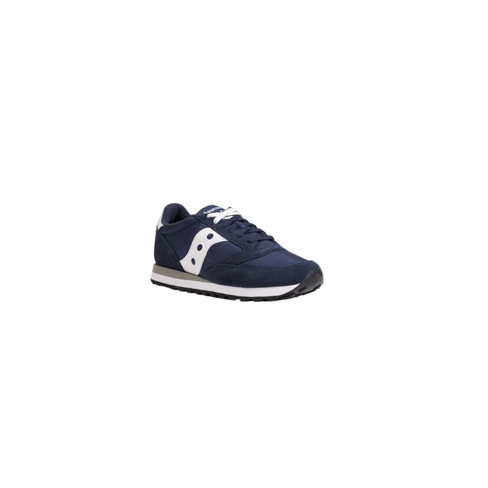 Blue Suede Leather Low Top Sneakers designed by Saucony - Image 2