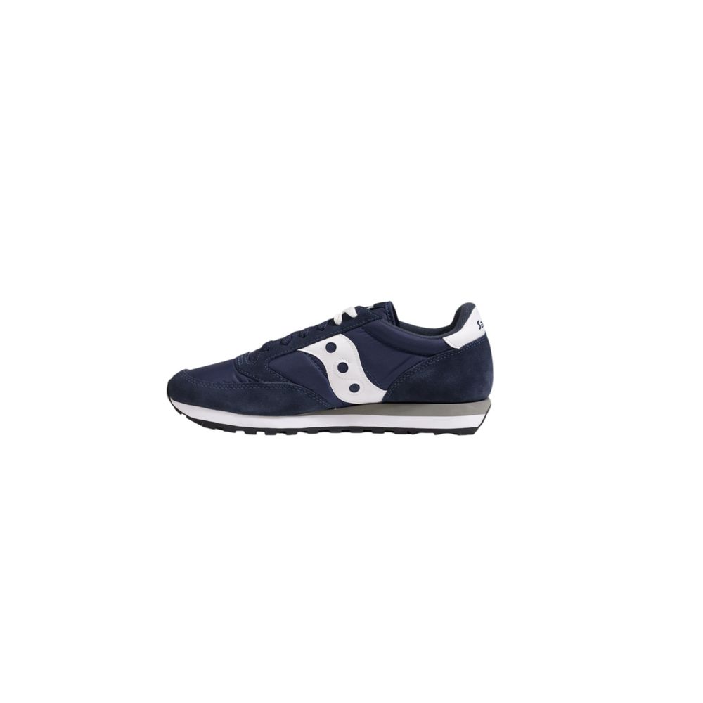 Blue Suede Leather Low Top Sneakers designed by Saucony - Image 3