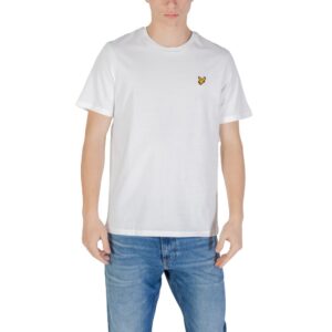 Trendy White Cotton T-Shirt designed by Lyle&Scott