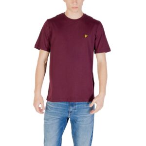 Stylish Bordeaux Cotton T-Shirt designed by Lyle&Scott