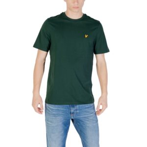 Casual Green Cotton T-Shirt designed by Lyle&Scott