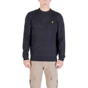 Classic Black Lambswool Sweatshirt designed by Lyle&Scott