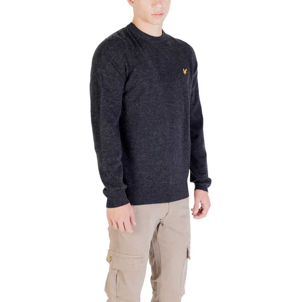 Classic Black Lambswool Sweatshirt designed by Lyle&Scott - Image 3