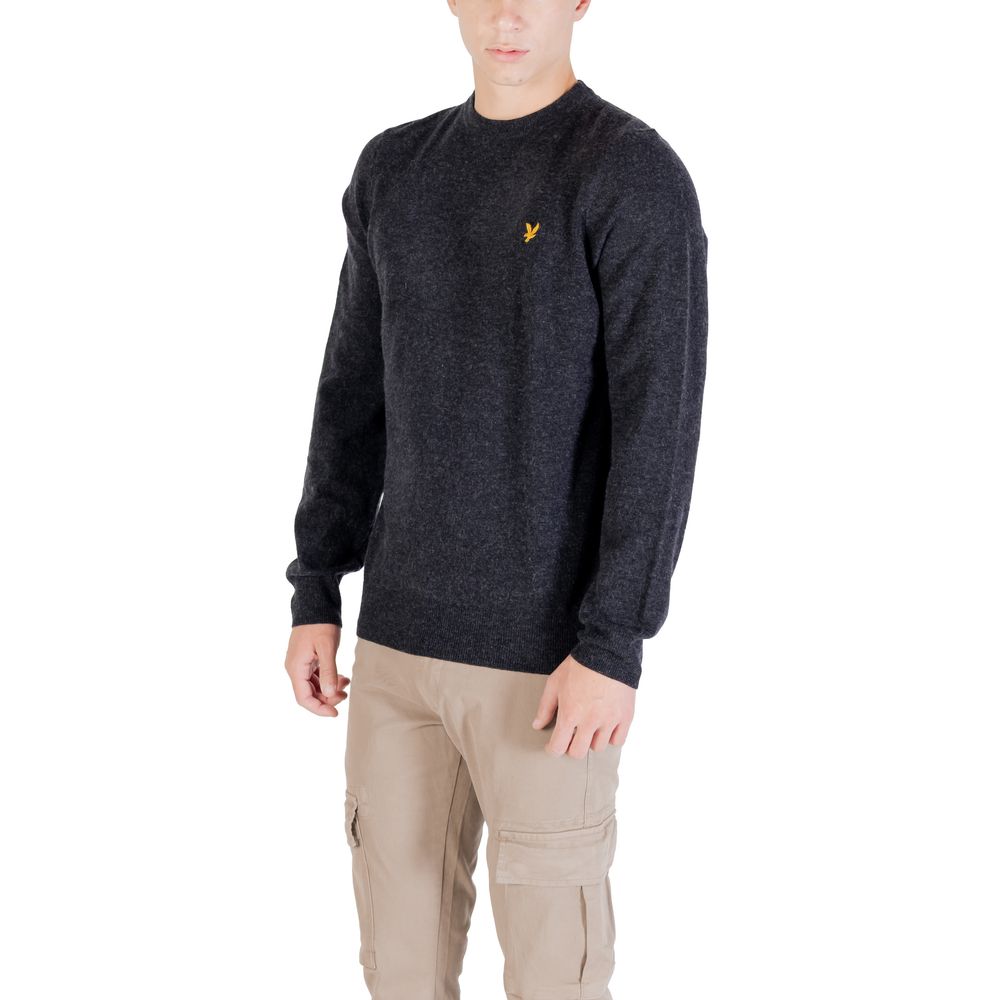 Classic Black Lambswool Sweatshirt designed by Lyle&Scott - Image 4