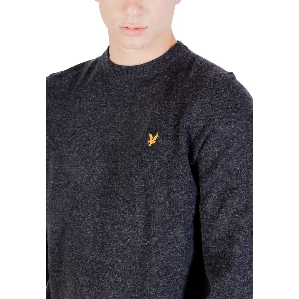 Classic Black Lambswool Sweatshirt designed by Lyle&Scott - Image 5