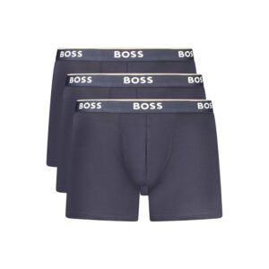 Blue Cotton Men Boxer Underwear designed by Hugo Boss
