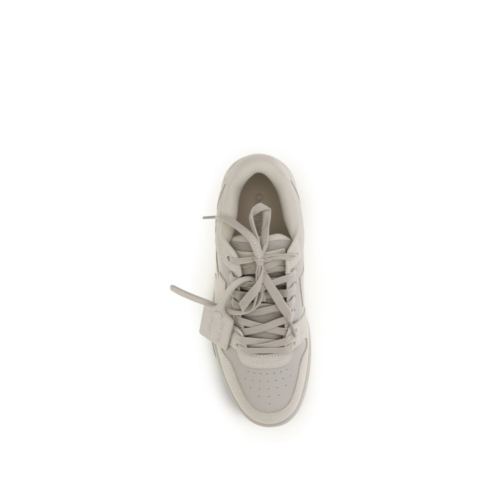 Stylish Beige Leather Low Top Sneakers designed by Off-White - Image 4