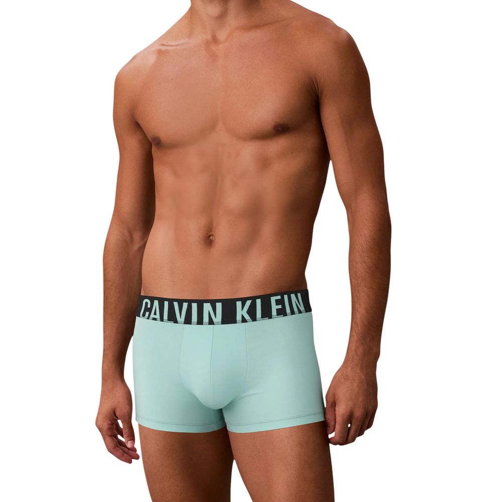 Turquoise Cotton Boxers Underwear designed by Calvin Klein - Image 2