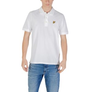 Stylish White Cotton Polo Shirt designed by Lyle&Scott