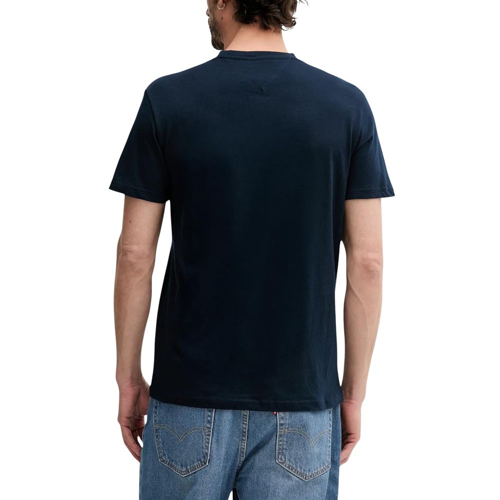 Blue Recycled Cotton T-Shirt - Image 2