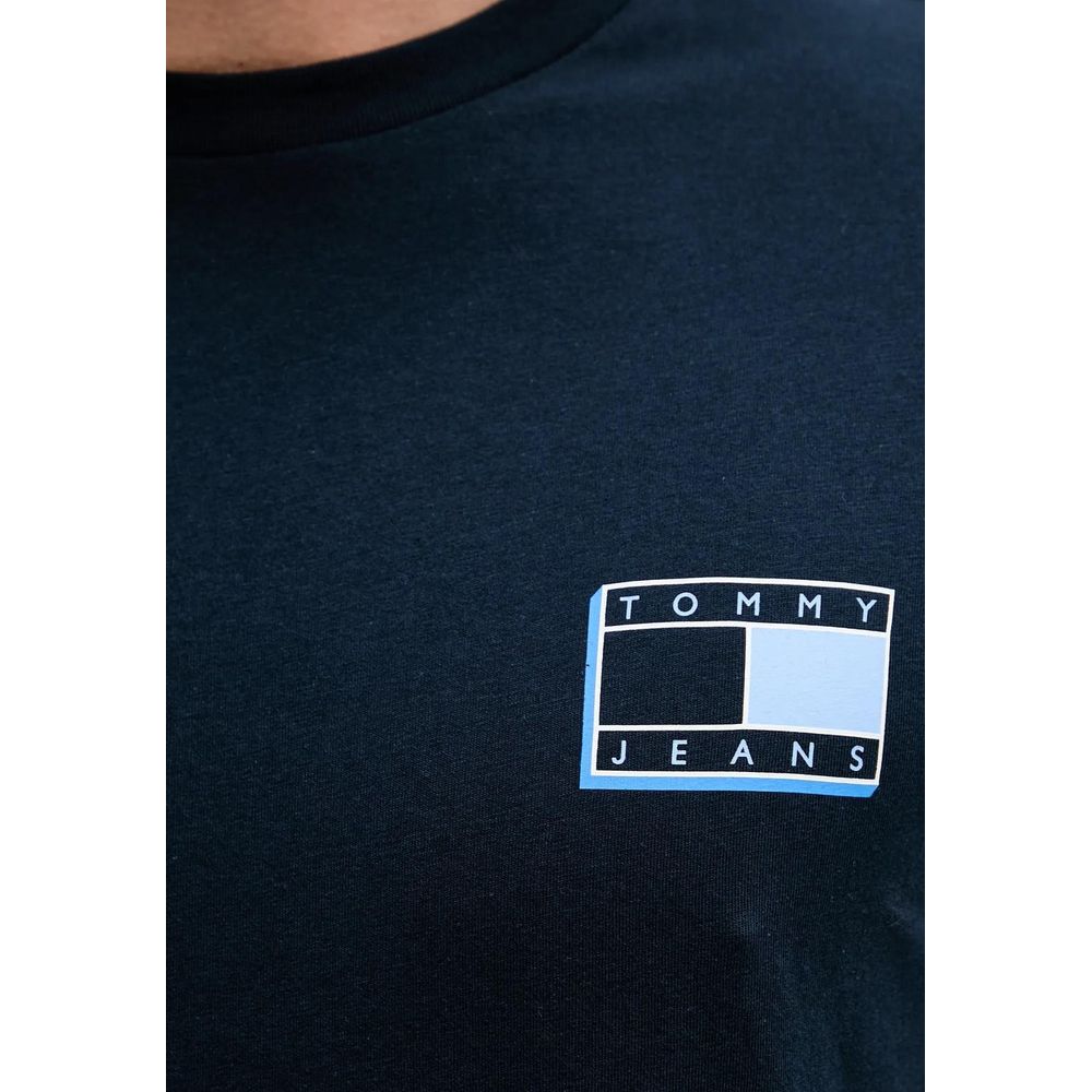 Blue Recycled Cotton T-Shirt - Image 4