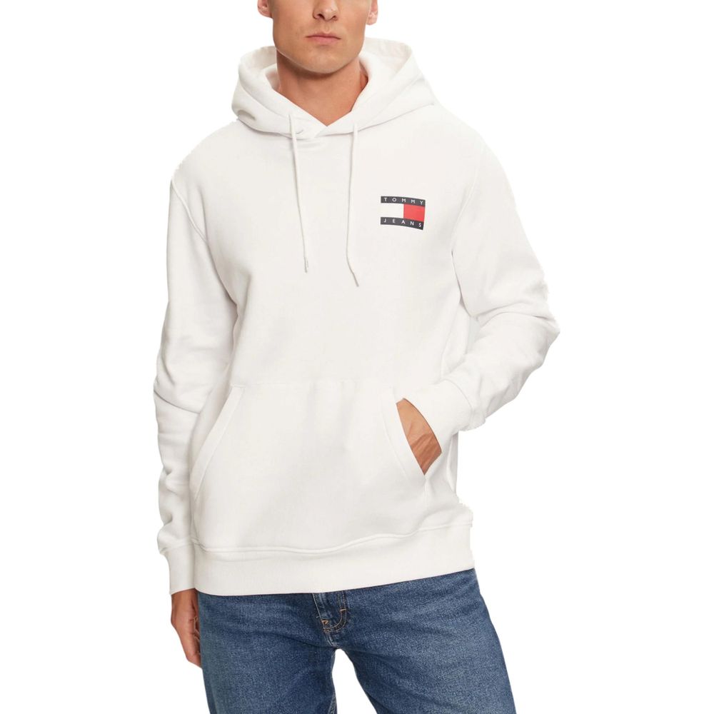 White Cotton Hoodie