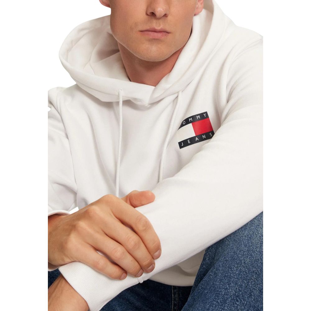 White Cotton Hoodie - Image 4