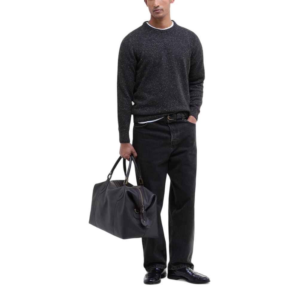 Elegant Black Wool Sweatshirt designed by Barbour - Image 2
